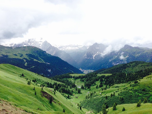 Beautiful landscape of Dolomiti