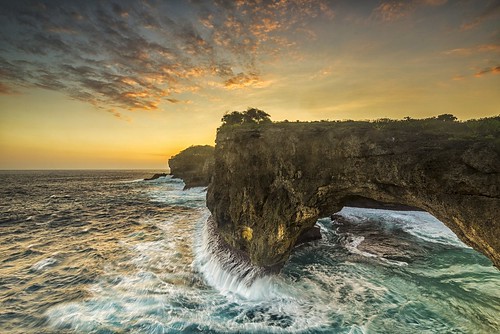 sunset sea sky bali seascape nature water indonesia landscape seaside nikon rocks hole nusapenida d610 pasihuug