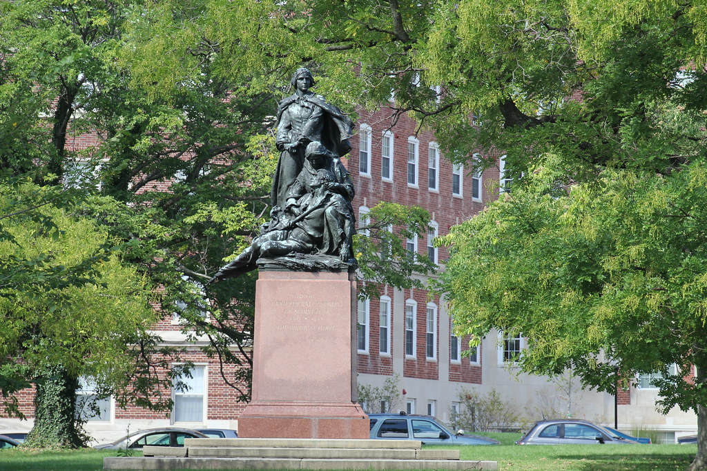 Confederate Women's Monument, Bishop's Park, Charles Street and University Parkway