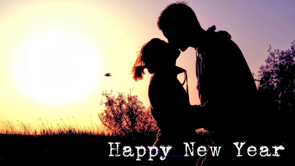 Happy New Years Kiss Girl Boy Kissing HD Wallpaper - StylishHDWallpapers -  a photo on Flickriver