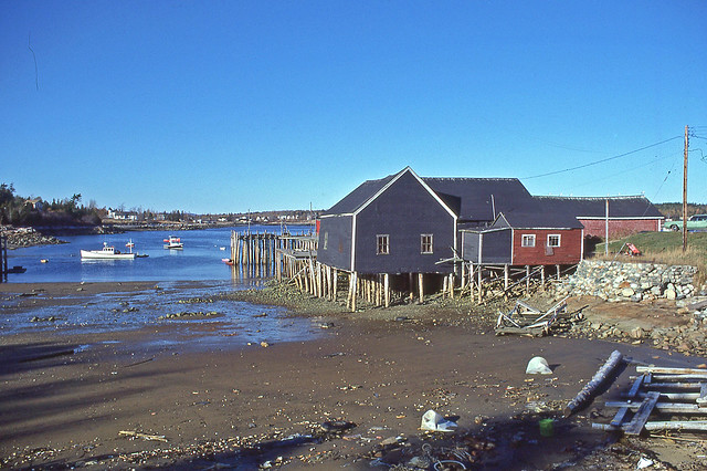 Maine Fishing Village
