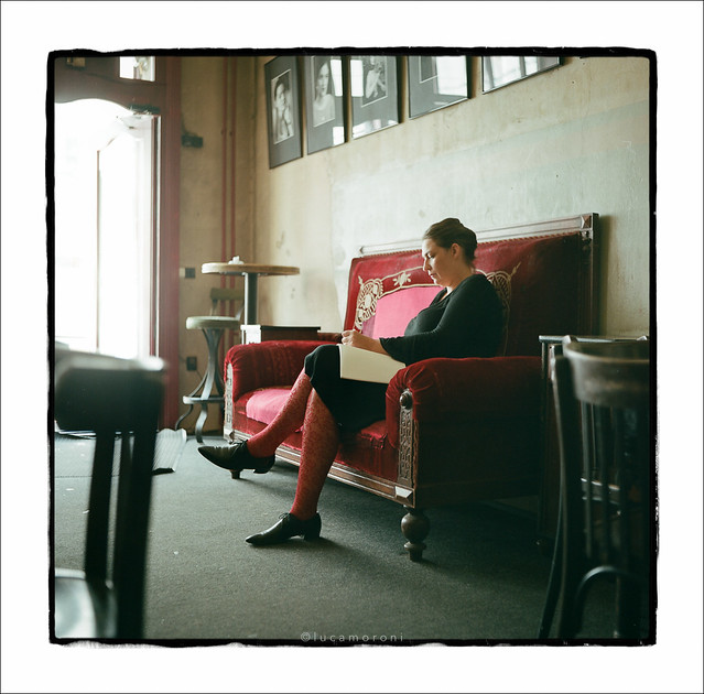 Berlin woman reading