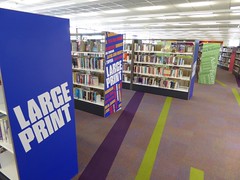 location signage - Grafton Library