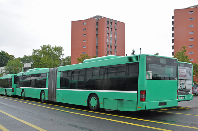 MAN Bus (ex 778) ist ausgemustert worden und steht am 23.08.2015 auf dem Hof der Garage Rankstrasse.