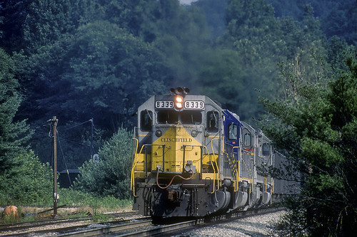 8339 7-21-90 Altapass, NC. | CSX 8339 (ex CRR 3004) rolls so… | Flickr