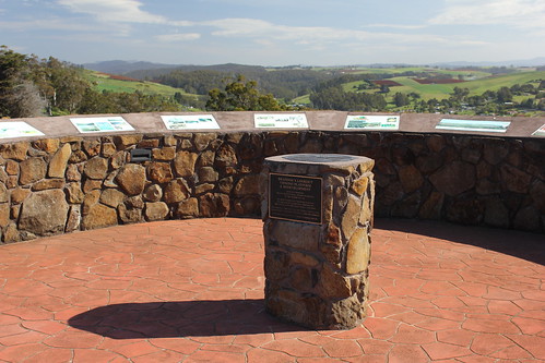travel landscape scenery view australia lookout tasmania braddons