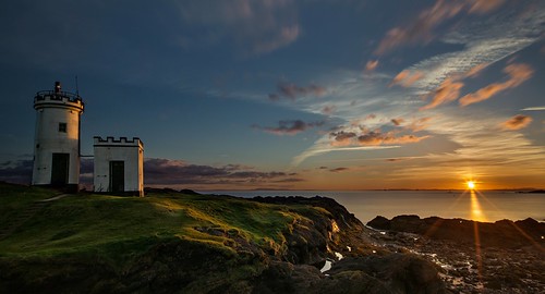 sunset seascape canon landscape scotland seaside waterfront fife elie fifecoastalpath elieness sunsetoverwater fifecoast elienesslighthouse grantmorris grantmorrisphotography