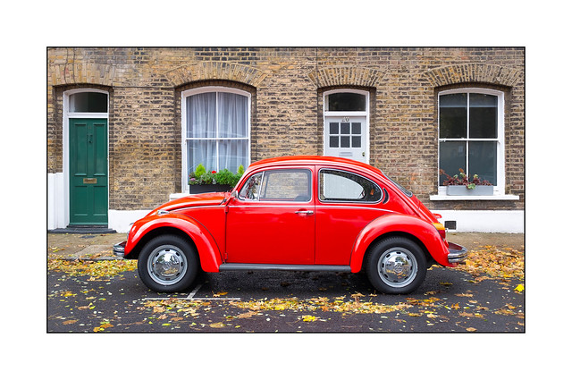 VW Beetle, East London, England.