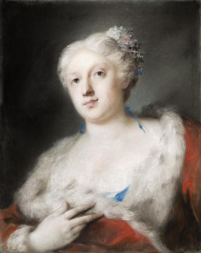 Rosalba Carriera, Porträt einer Dame - Ritratto di donna - Portrait of a woman