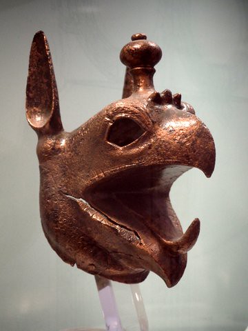 Orientalising period a Greek Griffin head.