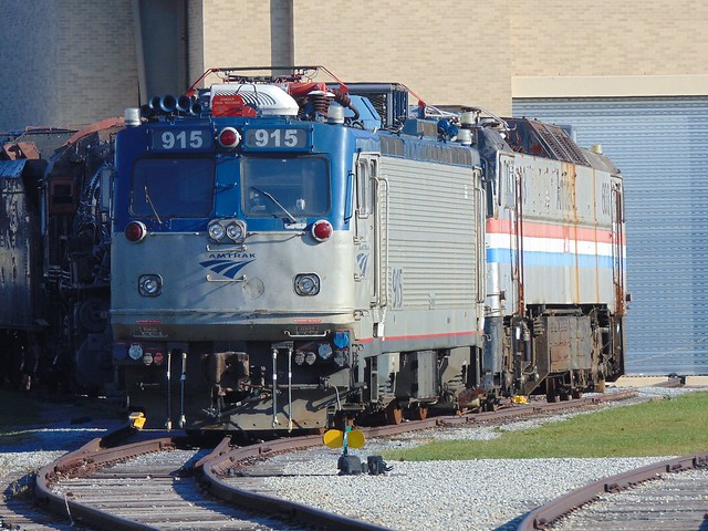 Amtrak 915 at the Railroad Museum of Pennsylvania