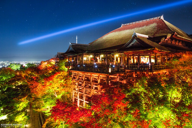 Night Illumination at Kiyumizu Temple
