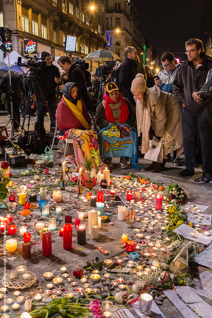 Solidarity, the day after the terrorist attack Brussels (2)