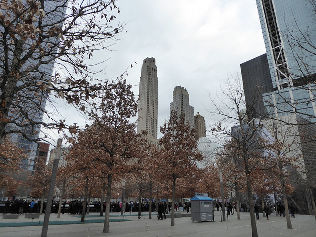 9-11 Memorial Pools (footprints of original two towers) New York November 2016 (364)