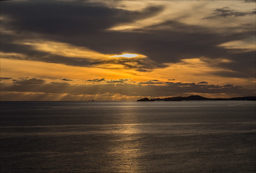 cork sunset ireland sea rosscarbery sky