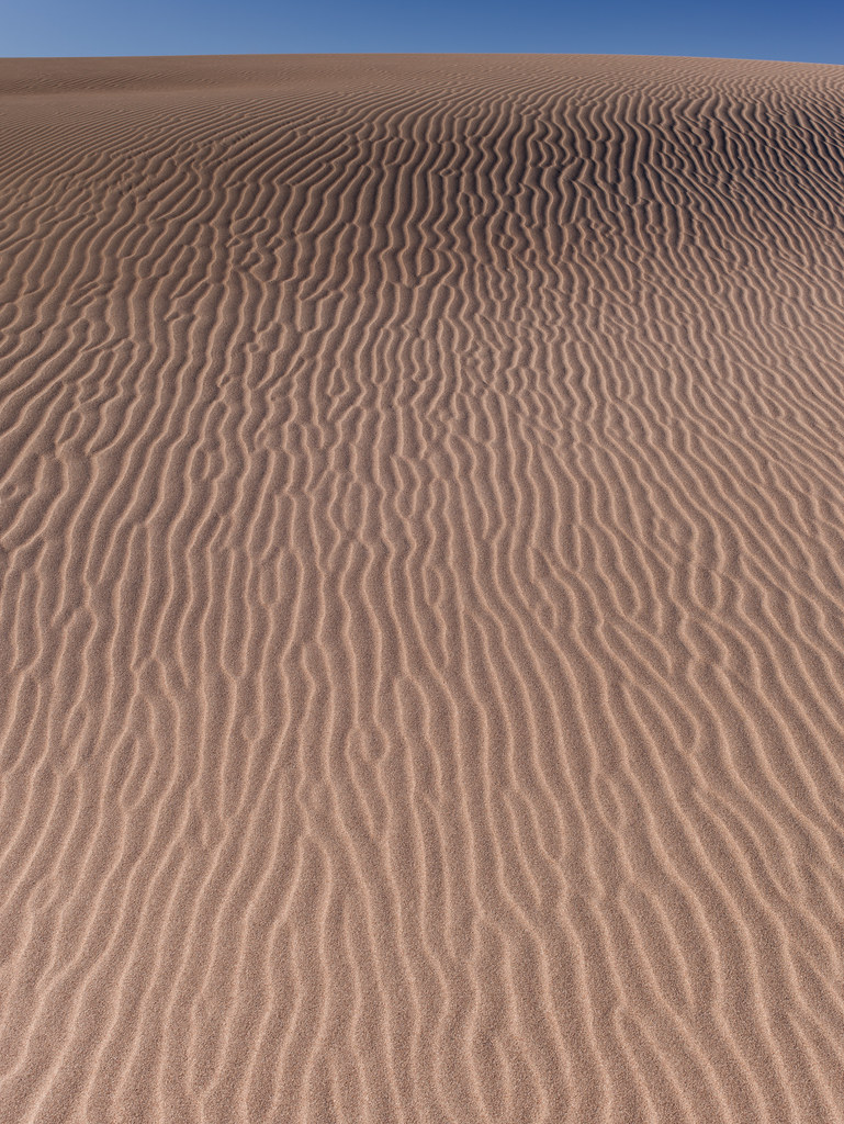 Pattern On Sand Dune