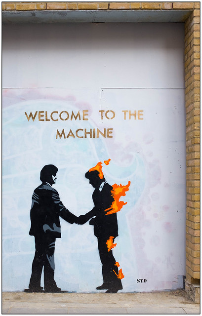 Graffiti (Syd), East London, England.