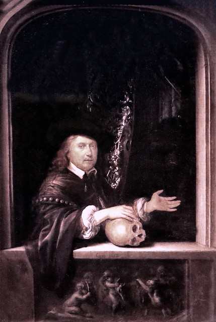 IMG_2116D Gerrit Dou. 1613-1675. Leyde.  Autoportrait. 1658. Florence Galerie des Offices.