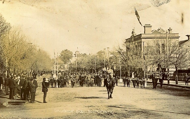 Coronation Day, Beechworth, Victoria - early 1900s