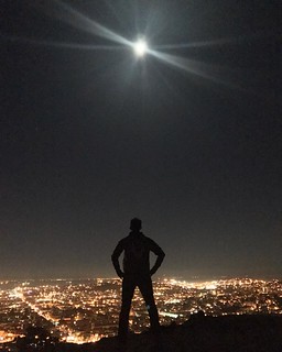 Sunday night’s supermoon and SF. 📷 @kudeki #latergram #nofilter  What will you do to stand against the coming darkness?  #supermoon #darkness #SF #city #lights #urban #night #stand | by tantek
