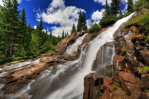 Creek Waterfalls, Sneffels Creek, Yankey Boy Basin Road, Colorado - Filename: XR6A3694_5_6 - 4.0 sec at f/11 ISO 100 | by taharaja