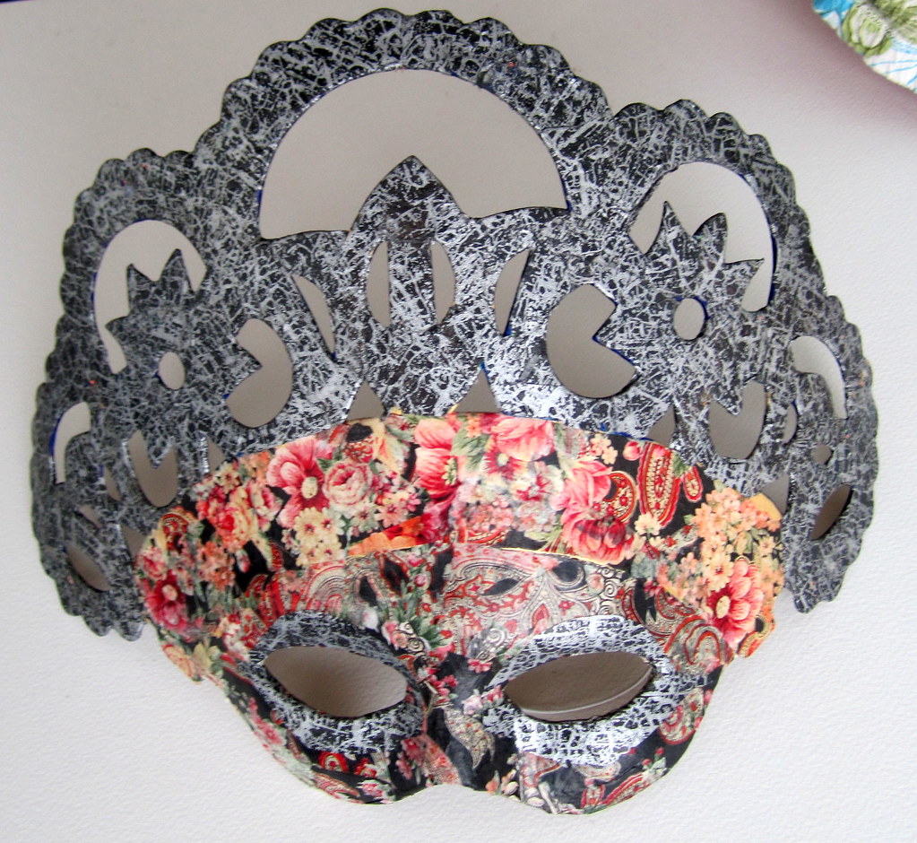 2nd Version Mask with Decoupage Papers | Giveaway! bit.ly/1J… | Flickr