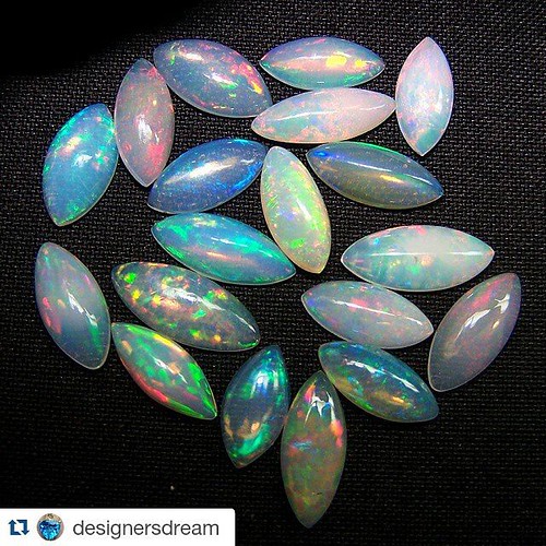 #Repost @designersdream with @repostapp ・・・ Fascinating Insane Multi Rainbow Fire Color Play AAA  Ethiopian Welo Opal Smooth Markis Cabochon Lot/Parcel up for Sale... #ethiopianweloopal #ethiopianopal #opalcabochon #weloopal #ethiopia #welo #opaldesigner | by dreamofdesigners