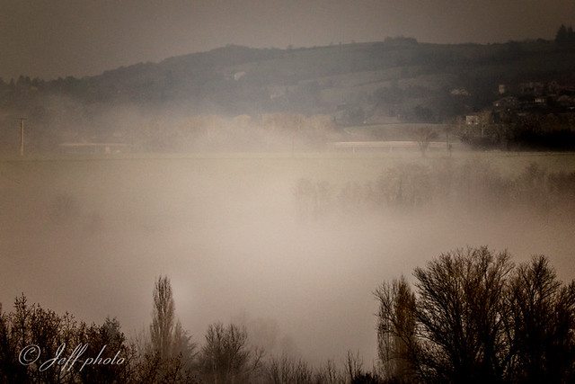 Brouillard sur la plaine