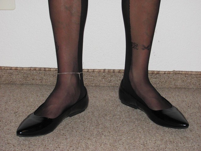 brand new pointy patent leather flats