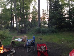 Camping on Lake Michigan