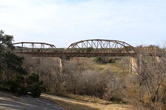 Abandoned Winchell Bridge (Brown County and McCulloch County, Texas)