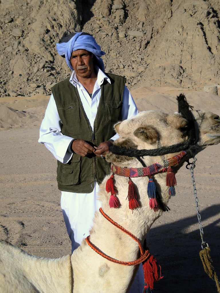 la nostra guida nel deserto del Sinai, Egitto