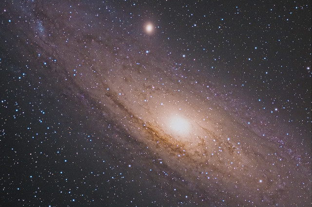 M31 Andromedae galaxy core with bigger lens and without Drizzle2x