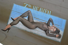 Nose art on C-47A Skytrain “7th Heaven” [43-15977 / N230GB]
