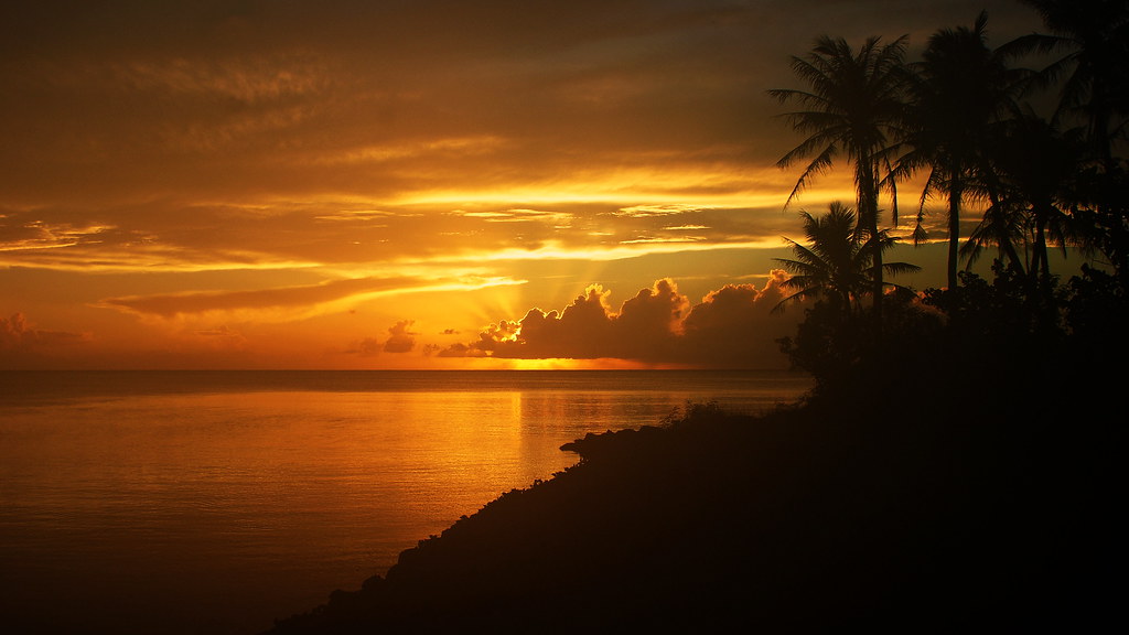 Sunset  in Agat, Guam