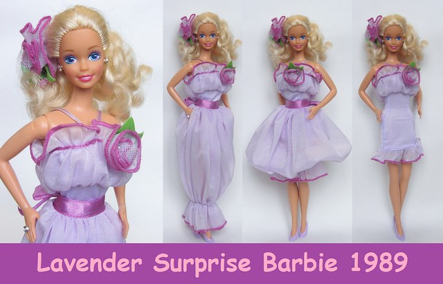 Lavender Surprise Barbie 1989 (China)