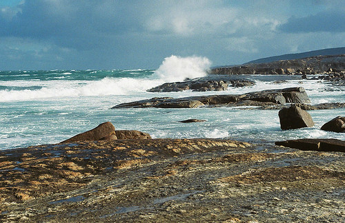 australia wa westernaustralia capetocapetrack indianocean rocks water ocean sea film nikon nikonfm3a kodak kodakektar100 hiking capetocapetrackwesternaustralia