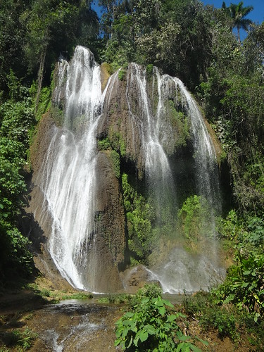 cuba iles nature paysage eau cascade waterfall