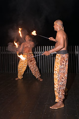 Dancers and Fire Eaters at Hotel Chocolat