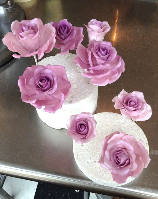 Lavender Gumpaste Roses