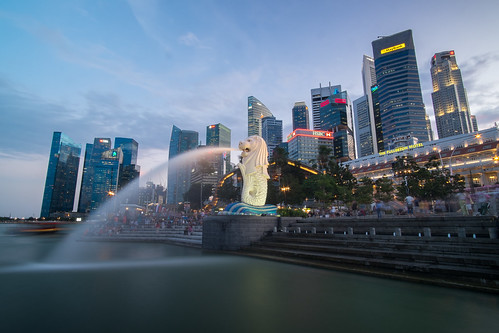 Singapore | Singapore Skyline Blue Hour | David Russo | Flickr