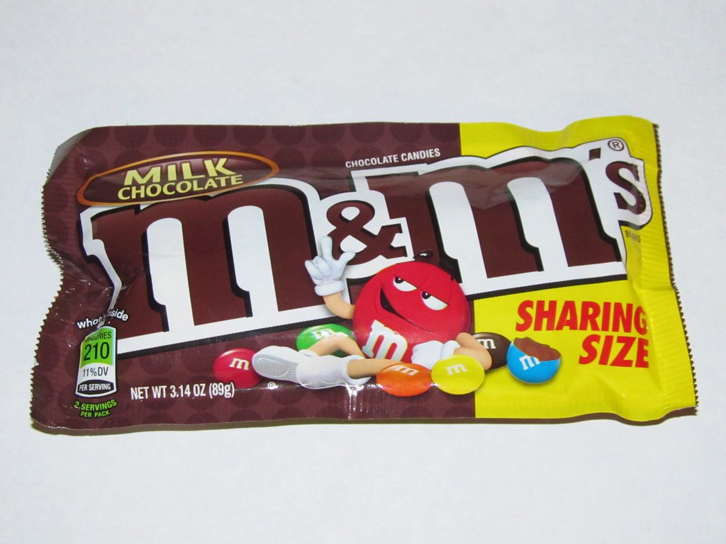 Milk Chocolate M&M's Sharing Size Bag, October 13th is Nati…
