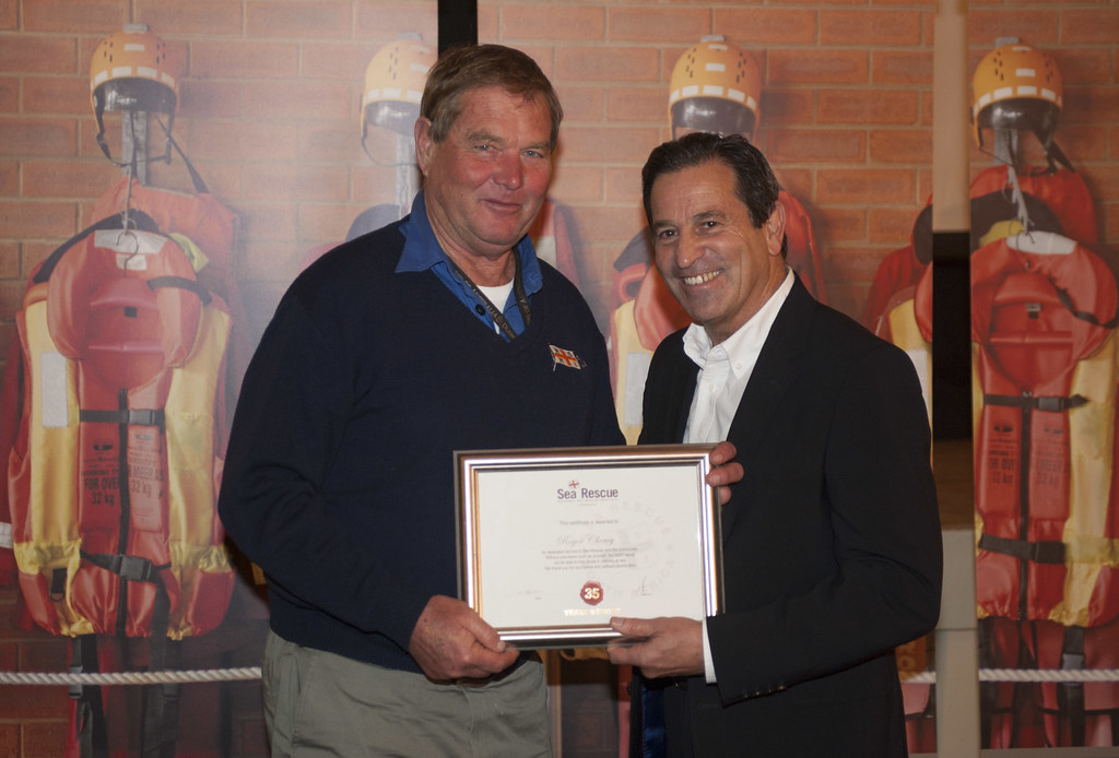 Roger Clancy NSRI AGM 2015-5159 | Roger Clancy and Ronnie Stein. | National Sea ...