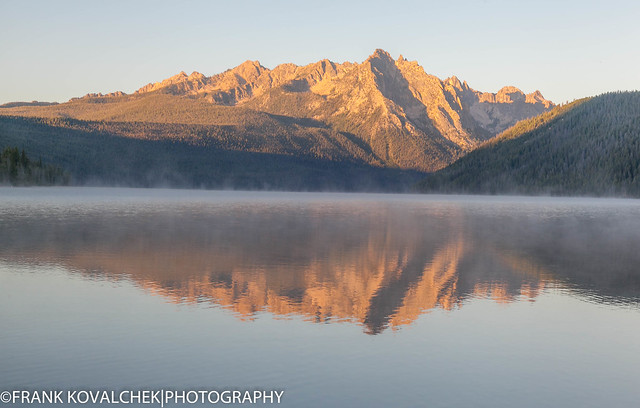 Early morning reflection on Redfish Lake