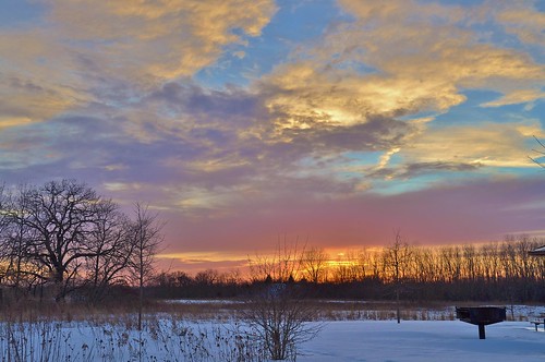 winter sunset snow silhouette clouds landscape illinois nikon vista lakecounty longgrove d90 nikkor18200mm stevelamb heroncreekforestpreserve