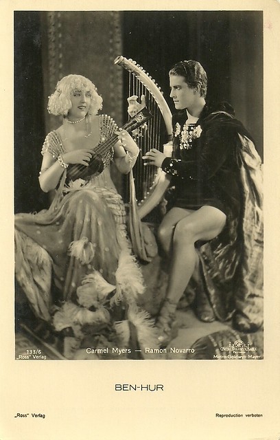 Carmel Myers and Ramon Novarro in Ben-Hur (1925)