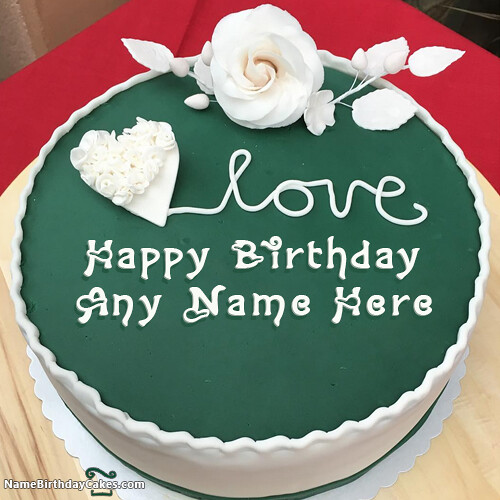 Amazing Happy Birthday Cake With Name - NameBirthdayCakes.com