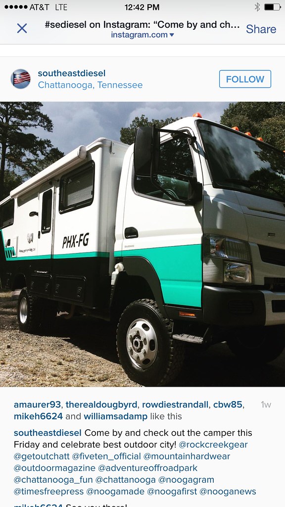 FUSO expedition vehicle