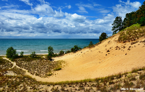 park blue sea sky lake seascape beach nature water grass clouds outdoors sand nikon waves michigan dunes great lakes sigma tall 1020mm d5100