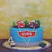 Another cars themed cake we did for lil Ayan's 4th... #cars #carsthemed #themedcake #cakesforcarlovers #carscrazy #mater #lighteningmcqueen #cakesforkids #cakestagram #cakes #bday #cakeporn  #homemade #nonfondantcoveredcakes #buttercreamcake #homebaked #h